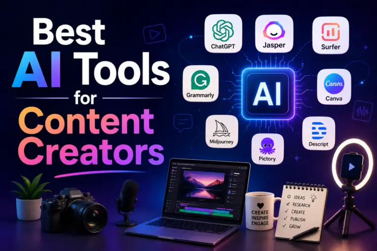 Best AI Tools for Content Creators (Tested & Ranked)